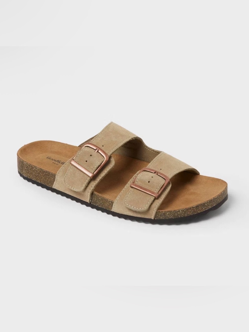 Men Saul Suede Two Band Sandals
Goodfellow & Co
Taupe
Sz: 11
MSRP $40
New w/ Tag
